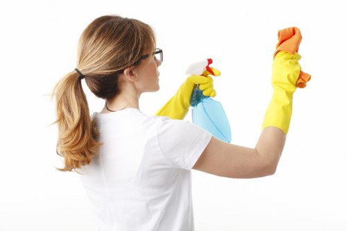 End of tenancy cleaning in a Merton apartment building