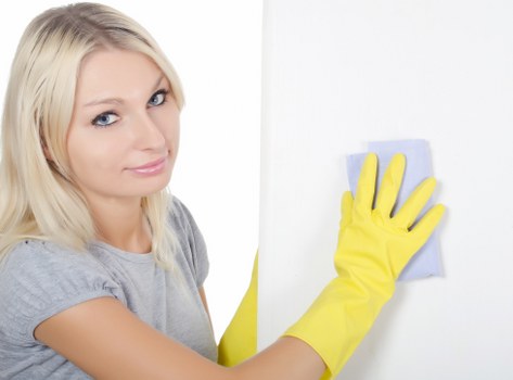 Local Airbnb cleaner preparing a property in Merton for the next guest