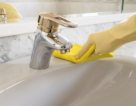 Professional fabric curtain cleaning close-up in Merton