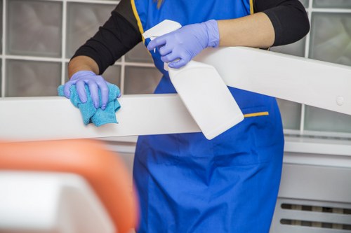 Cleaning dust and residue after renovation work in Merton